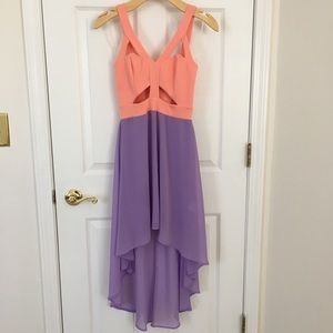 Solemio High-Low Hem Dress (Sz 2)